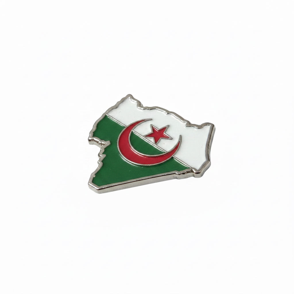 Sticker métal - Algérie carte