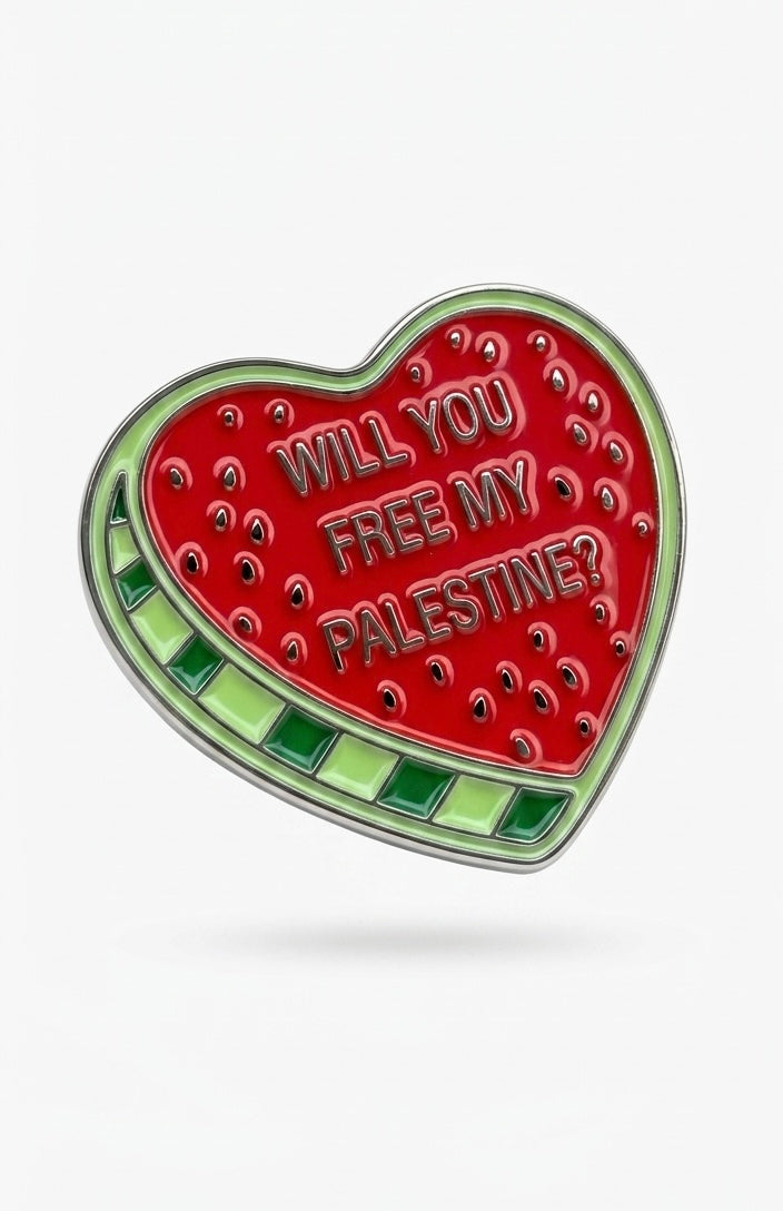 Sticker métal - Will you free my Palestine ?