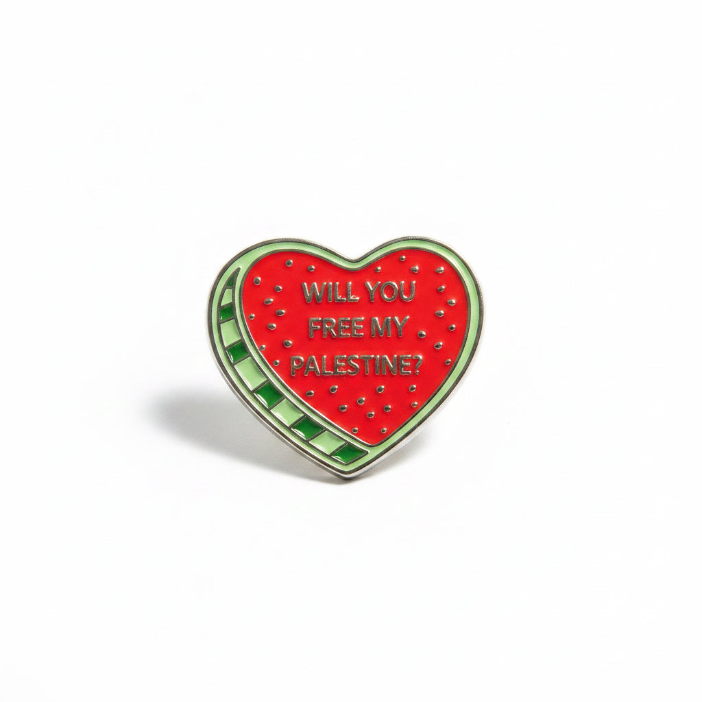 Sticker métal - Will you free my Palestine ?