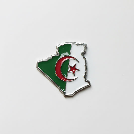 Sticker métal - Algérie carte