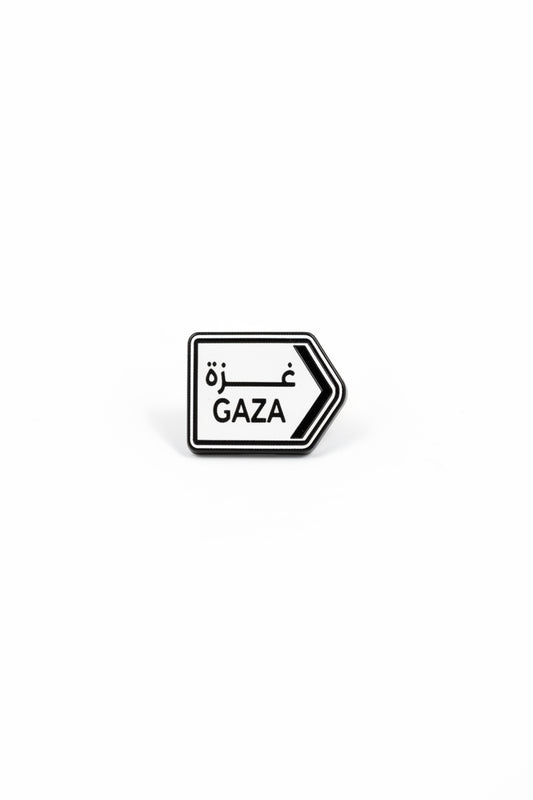 Sticker métal - Gaza en arabe